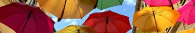 Colored umbrellas 3099